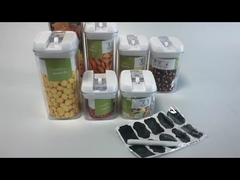 7pcs recipientes de armazenamento herméticos para alimentos