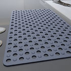 Anti anti banho bacteriano Mat With Suction Cups Drain do deslizamento fora dos furos
