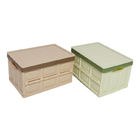 Dobradura prática resistente Tote Box, caixas dobráveis elegantes com tampas