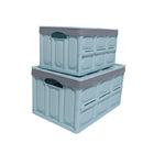 PP reusáveis Tote Box With Handles Washable dobrável plástico 53*36*29cm Eco amigável