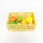 Plástico resistente dobrável dobrável de Sonsill 0.166kg PP do escaninho de armazenamento do alimento e do fruto