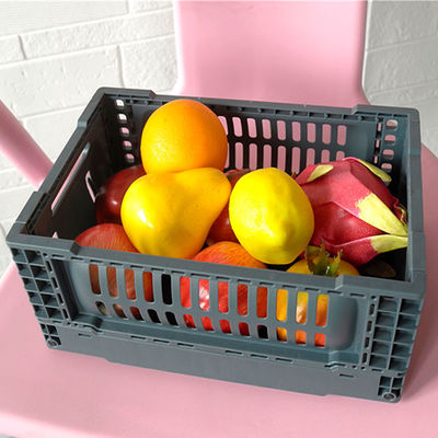 a cesta de dobramento 6kg do armazenamento do fruto 5L carrega multi opções da cor