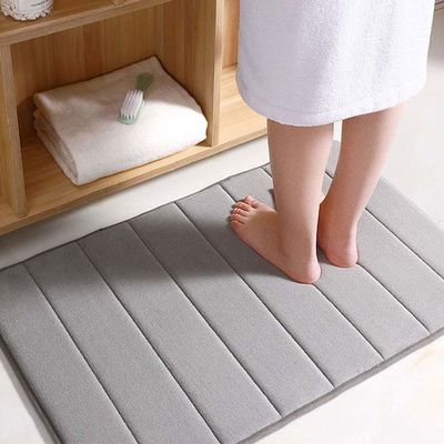 Qualidade Banho Mat Quick Drying do toalete de Shaggy Memory Foam Non Slip fábrica